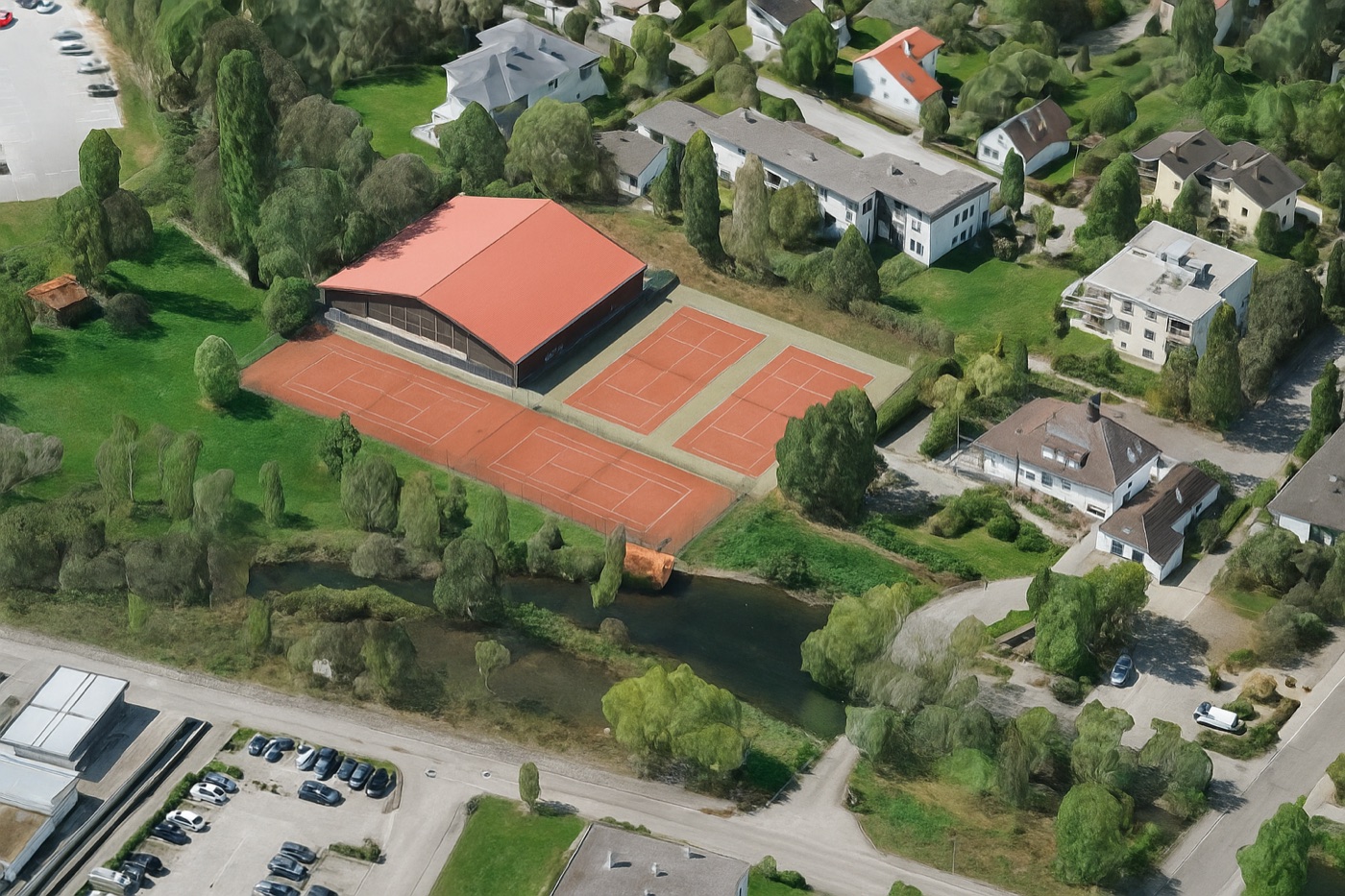 Clubhaus des TC Würmtal Krailling