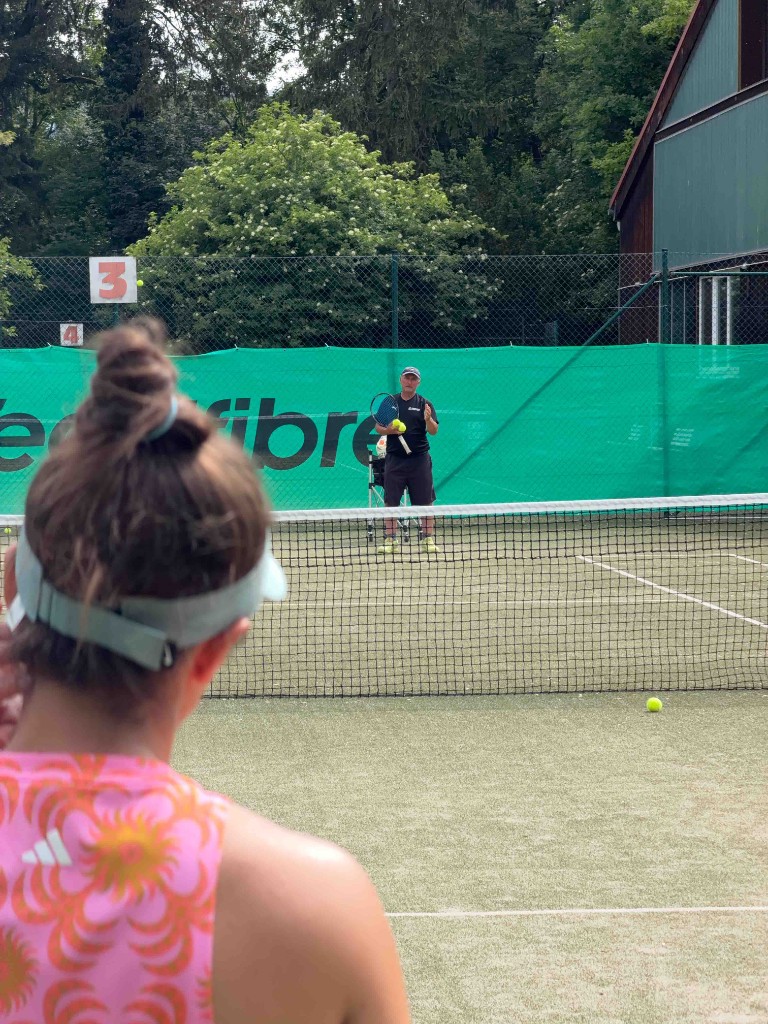Tennisunterricht mit Trainer Jörg Wenk